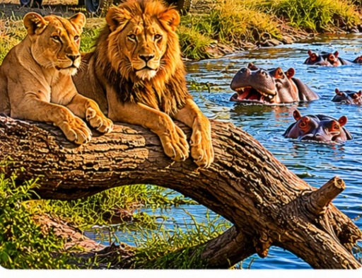 Tree Climbing Lions